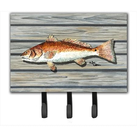 Carolines Treasures Carolines Treasures 8489TH68 6 x 9 In. Red Fish Leash or Key Holder 8489TH68